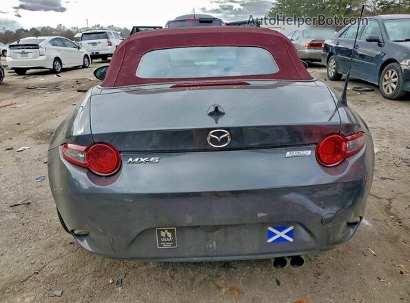 JM1NDAD72J0203268 2018 MAZDA MX-5 Серый Вид сзади