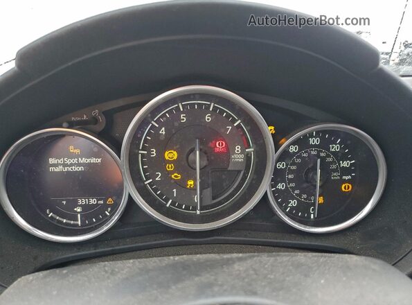 JM1NDAD72P0557607 2023 MAZDA MX-5 Желто-коричневый Вид щитка приборов