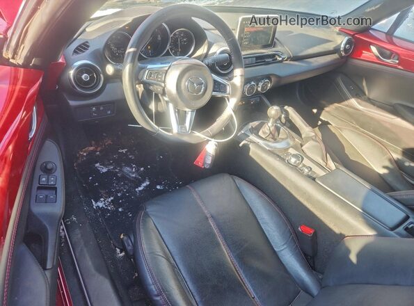 JM1NDAD73G0116665 2016 MAZDA MX-5 Красный Вид панели приборов