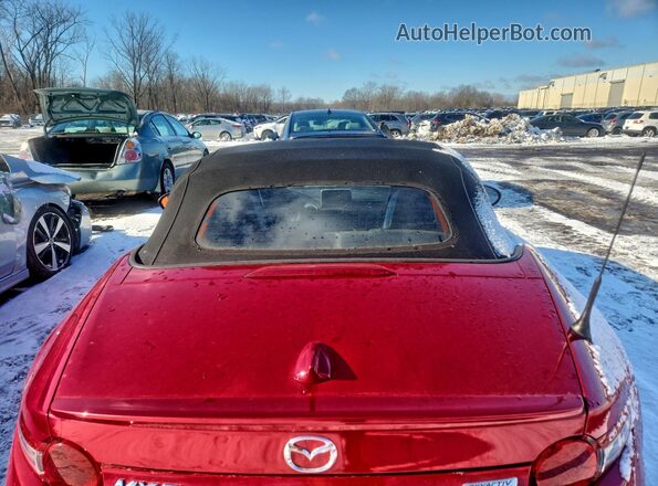 JM1NDAD73G0116665 2016 MAZDA MX-5 Красный Вид задних сидений