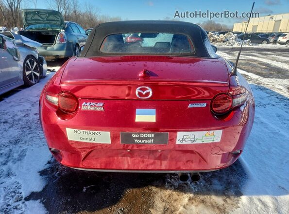JM1NDAD73G0116665 2016 MAZDA MX-5 Красный Вид сзади