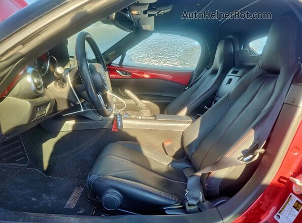 JM1NDAD73G0116665 2016 MAZDA MX-5 Красный Вид салона спереди