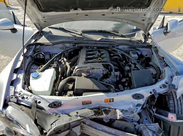 JM1NDAD74K0303969 2019 MAZDA MX-5 White Widok wnętrza z tyłu