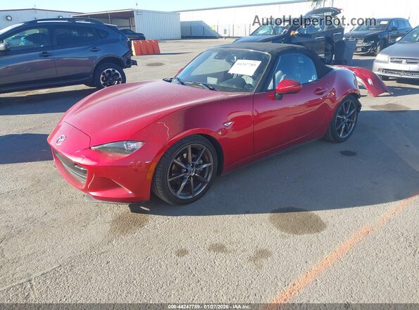 JM1NDAD76G0102890 2016 MAZDA MX-5 MIATA Красный Передняя левая четверть