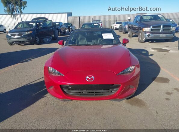 JM1NDAD76G0102890 2016 MAZDA MX-5 MIATA Красный Вид задней части салона
