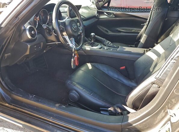JM1NDAD7XJ0202885 2018 MAZDA MX-5 Серый Вид салона спереди
