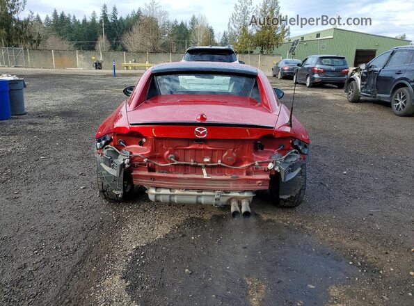 JM1NDAL70H0107070 2017 MAZDA MX-5 Красный Вид сзади
