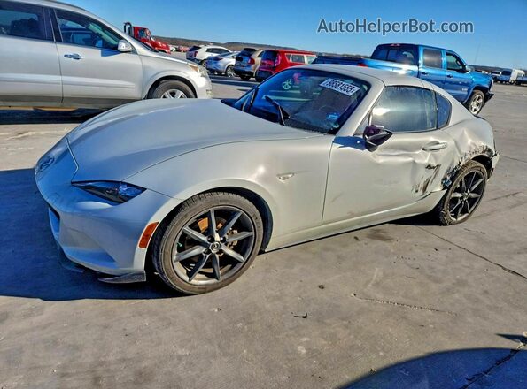 JM1NDAL71H0108700 2017 MAZDA MX-5 Белый Передняя левая четверть