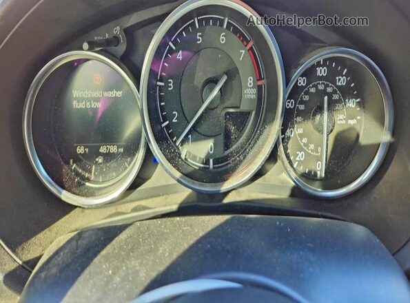 JM1NDAL71H0108700 2017 MAZDA MX-5 Белый Вид щитка приборов