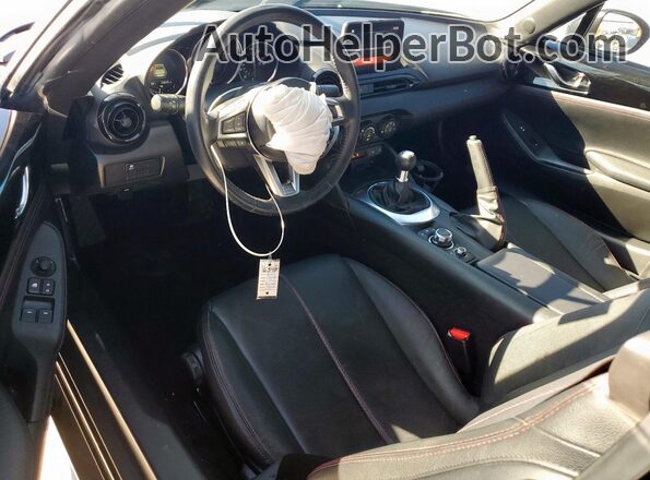 JM1NDAL71K0308872 2019 MAZDA MX-5 Black წინა პანელის ხედი