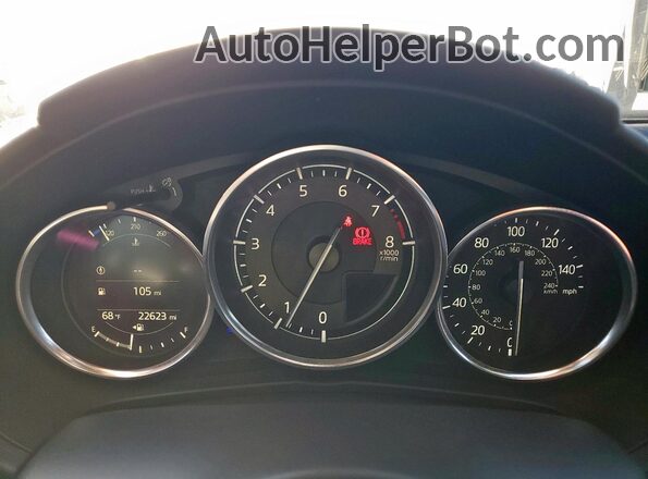 JM1NDAL71K0308872 2019 MAZDA MX-5 Black ხელსაწყოთა პანელის ხედი