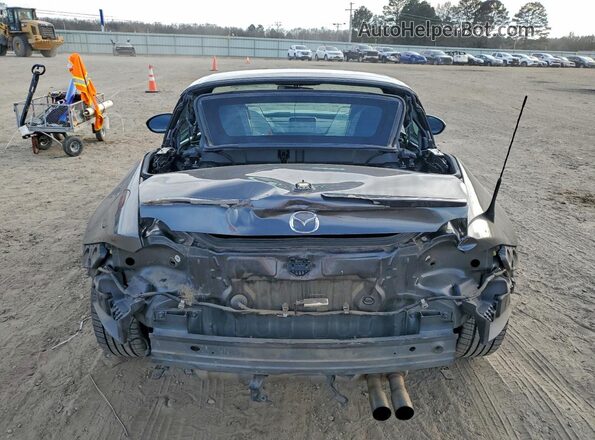 JM1NDAL72H0100685 2017 MAZDA MX-5 Gray Widok z tyłu