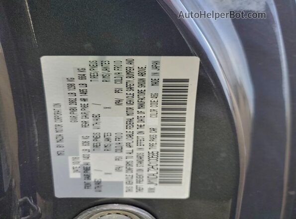 JM1NDAL72H0100685 2017 MAZDA MX-5 Gray Widok naklejki z numerem VIN