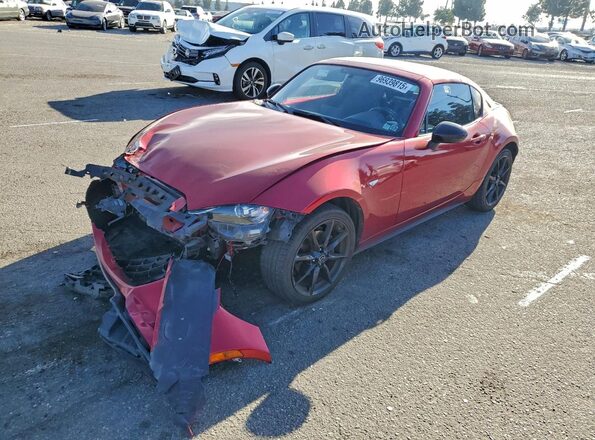 JM1NDAL74K0304850 2019 MAZDA MX-5 Красный Передняя левая четверть
