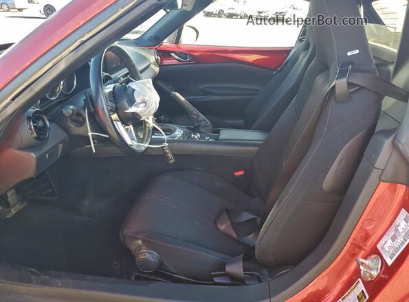 JM1NDAL74K0304850 2019 MAZDA MX-5 Красный Вид салона спереди
