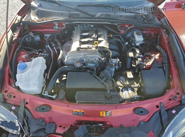 JM1NDAL74K0304850 2019 MAZDA MX-5 Красный Вид задней части салона