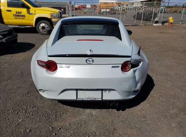 JM1NDAL78H0105762 2017 MAZDA MX-5 White Vista trasera