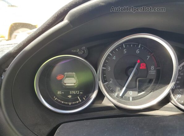 JM1NDAL78H0105762 2017 MAZDA MX-5 White Vista del cuadro de instrumentos