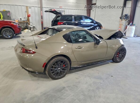 JM1NDAL79P0551501 2023 MAZDA MX-5 Желто-коричневый Задняя правая четверть