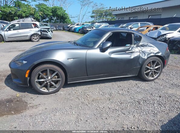 JM1NDAM70J0203849 2018 MAZDA MX-5 MIATA RF Gray Widok wnętrza 360 stopni
