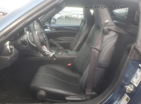 JM1NDAM70L0411989 2020 MAZDA MX-5 Blue Widok wnętrza z przodu