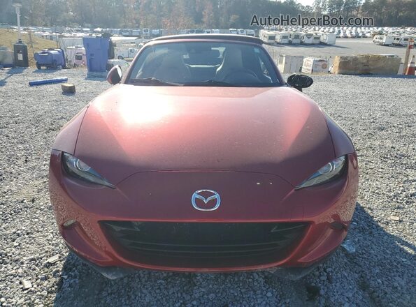 JM1NDAM71H0100353 2017 MAZDA MX-5 Burgundy Widok z przodu