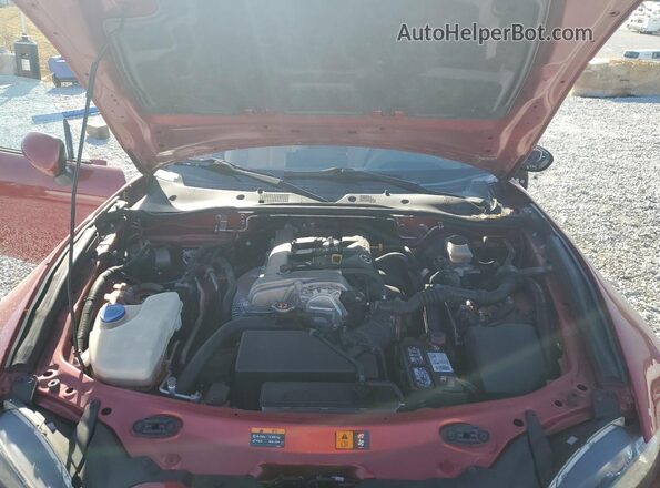 JM1NDAM71H0100353 2017 MAZDA MX-5 Burgundy Widok wnętrza z tyłu