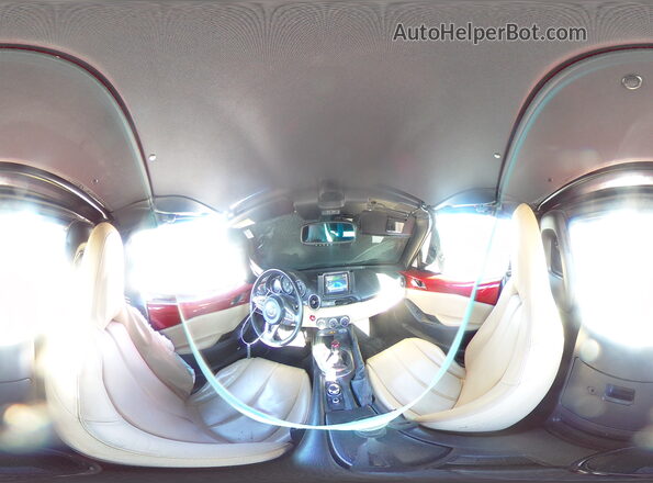 JM1NDAM71H0100353 2017 MAZDA MX-5 Burgundy Widok naklejki z numerem VIN