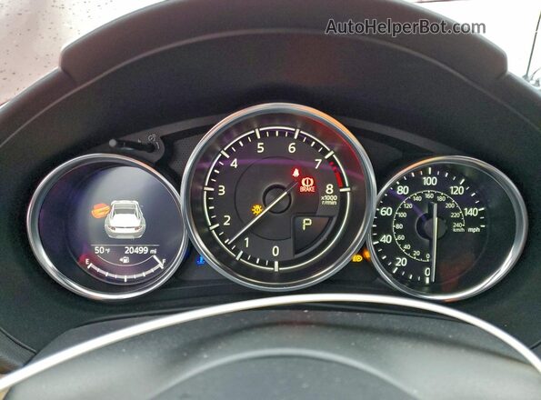 JM1NDAM72L0413288 2020 MAZDA MX-5 Красный Вид щитка приборов