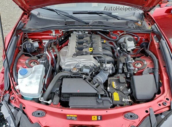 JM1NDAM72L0413288 2020 MAZDA MX-5 Красный Вид задней части салона