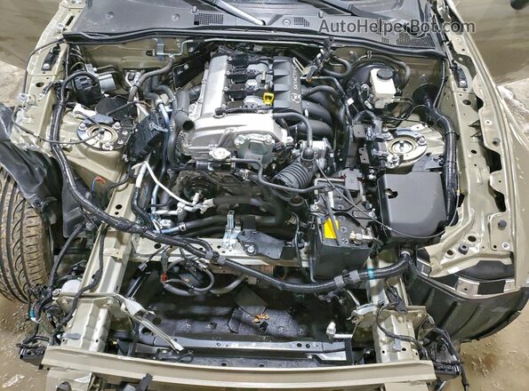 JM1NDAM73P0553825 2023 MAZDA MX-5 Бежевый Вид задней части салона