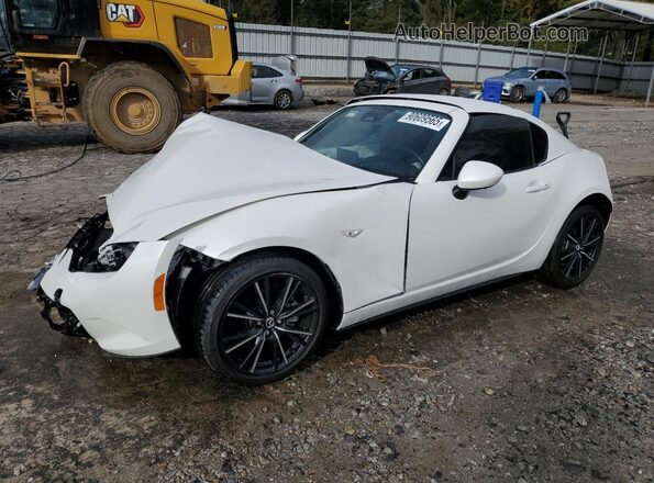 JM1NDAM73R0602850 2024 MAZDA MX-5 Белый Передняя левая четверть