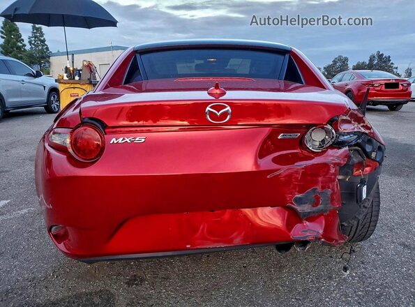 JM1NDAM74H0102050 2017 MAZDA MX-5 Red Vista trasera