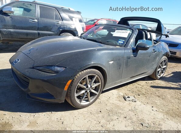 JM1NDAM76P0555083 2023 MAZDA MX-5 MIATA RF Black Передня ліва чверть