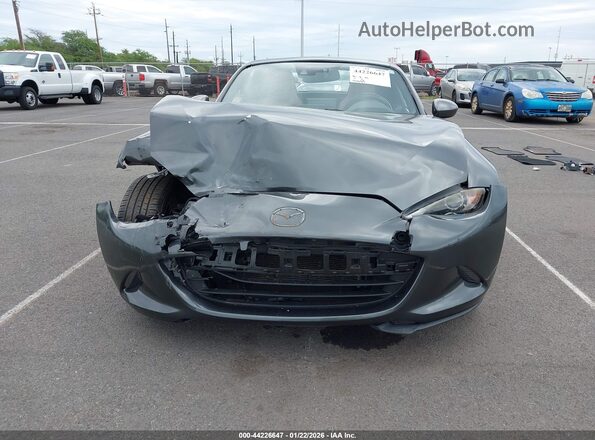 JM1NDAM77H0102267 2017 MAZDA MX-5 MIATA RF Blue უკანა სალონის ხედი