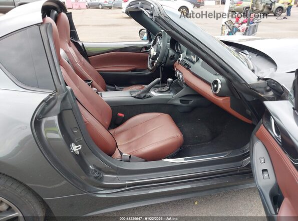 JM1NDAM77H0102267 2017 MAZDA MX-5 MIATA RF Blue წინა სალონის ხედი