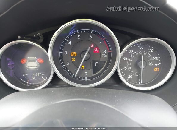 JM1NDAM77H0102267 2017 MAZDA MX-5 MIATA RF Blue უკანა სავარძლების ხედი