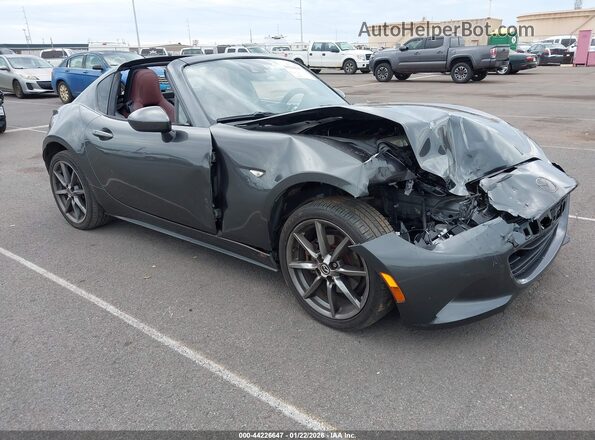 JM1NDAM77H0102267 2017 MAZDA MX-5 MIATA RF Blue წინა მარჯვენა