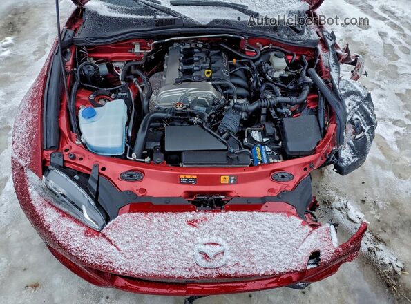 JM1NDAM77K0311824 2019 MAZDA MX-5 Красный Вид задней части салона
