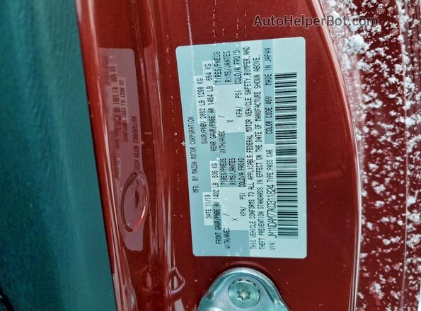 JM1NDAM77K0311824 2019 MAZDA MX-5 Красный Вид подкапотного пространства
