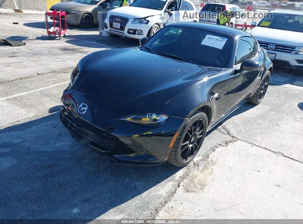 JM1NDAM77M0450662 2021 MAZDA MX-5 MIATA RF Черный Передняя левая четверть