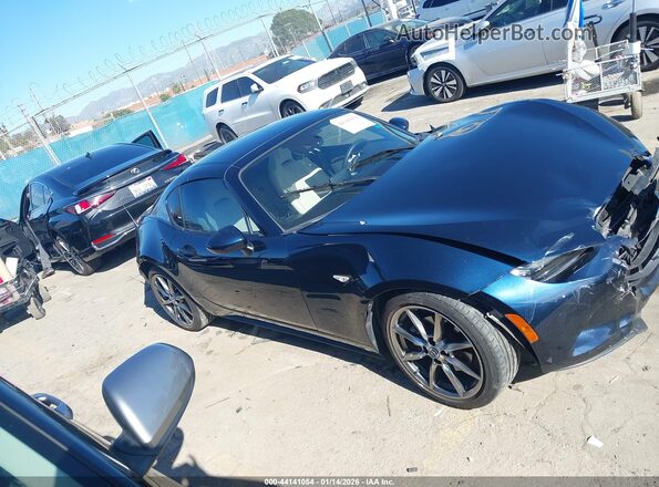 JM1NDAM79M0460710 2021 MAZDA MX-5 MIATA RF Blue Widok wnętrza z tyłu