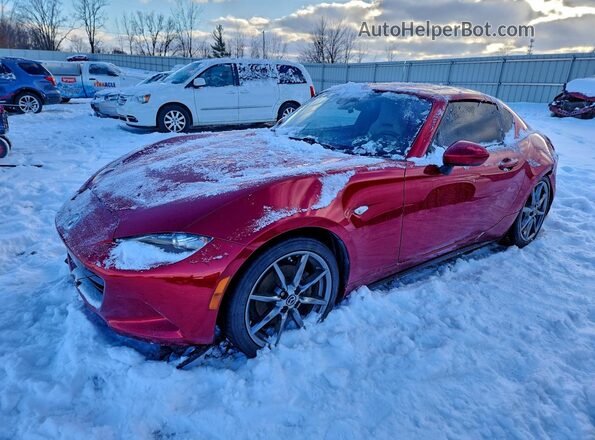 JM1NDAM7XJ0203874 2018 MAZDA MX-5 Красный Передняя левая четверть