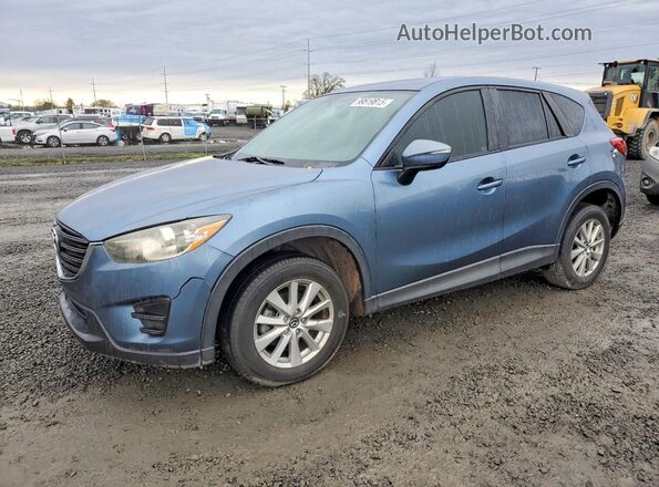 JM3KE2BYXG0676157 2016 MAZDA CX-5 Blue Przód lewy