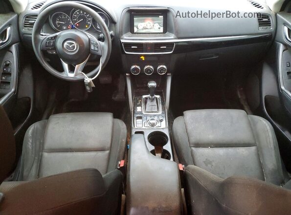 JM3KE2BYXG0676157 2016 MAZDA CX-5 Blue Widok deski rozdzielczej