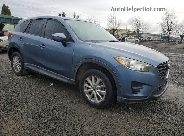 JM3KE2BYXG0676157 2016 MAZDA CX-5 Blue Przód prawy
