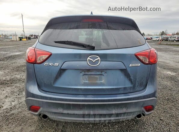 JM3KE2BYXG0676157 2016 MAZDA CX-5 Blue Widok z tyłu