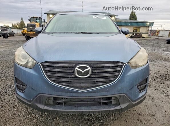 JM3KE2BYXG0676157 2016 MAZDA CX-5 Blue Widok z przodu