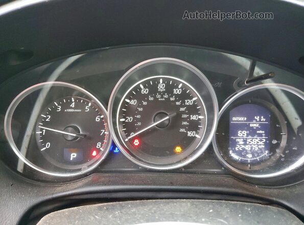 JM3KE2BYXG0676157 2016 MAZDA CX-5 Blue Widok zestawu wskaźników