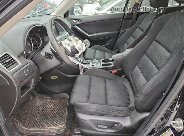 JM3KE2CY4G0889121 2016 MAZDA CX-5 Black Widok zestawu wskaźników